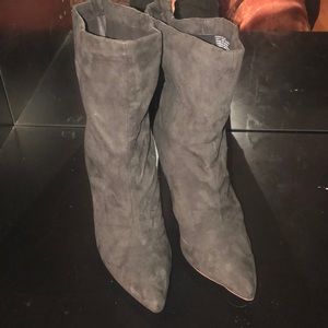 Gray Ankle Booties
